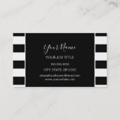 Carte De Visite Rose Gold Sparkly Parties scintillant Beauté moder (Dos)