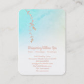 Carte De Visite *~* Rose Gold Willow Tree Branch - Pastel Ombre (Dos)