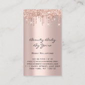 Carte De Visite Rose illusionniste Mariage de la Fête des mariées  (Dos)