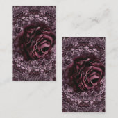 Carte De Visite Rose Mandala (Devant / Derrière)