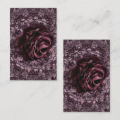 Carte De Visite Rose Mandala (Devant / Derrière)
