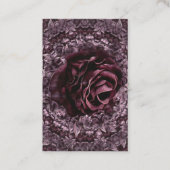 Carte De Visite Rose Mandala (Devant)