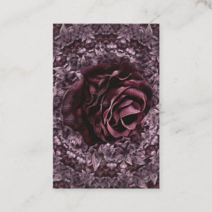 Carte De Visite Rose Mandala