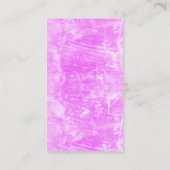 Carte De Visite Rose Moderne Fausse Texture Lèvres Violettes (Dos)