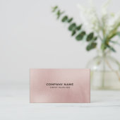 Carte De Visite Rose-or alcool arrière - plan (Debout devant)