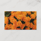 Carte de visite Rose orange (Dos)