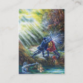 Carte De Visite ROSE OUBLIÉ Combattre Chevaliers, Diable, Parchemi (Dos)