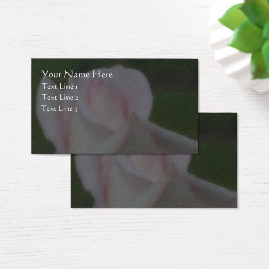 Carte de visite rose pâle (Bureau)