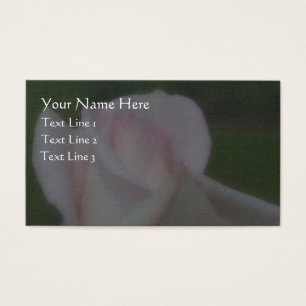 Carte de visite rose pâle