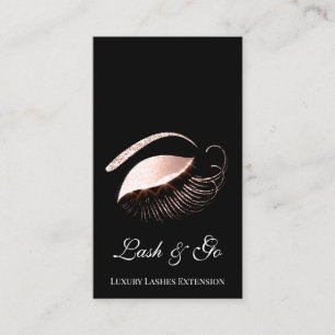 Carte De Visite Rose Pink Maquillage Artist Lash Extension Drivers