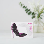 Carte De Visite Rose - potelé (Debout devant)