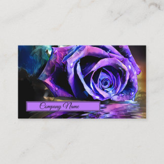 Carte De Visite Rose pourpre