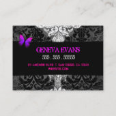 Carte De Visite Rose pourpre d'Ancre de beauté de papillon de 311 (Dos)