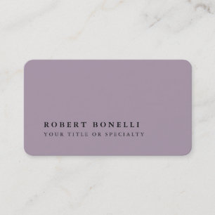 Carte De Visite Rose Quartz Platine Gris élégant minimaliste