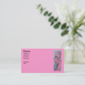 CARTE DE VISITE ROSE REINE (Debout devant)