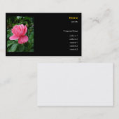 Carte De Visite rose rose (Devant / Derrière)