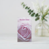 Carte De Visite Rose rose (Debout devant)