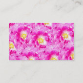 Carte De Visite Rose rose (Dos)