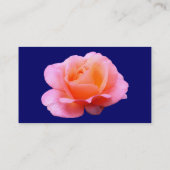 Carte De Visite Rose rose - bleu marine (Dos)
