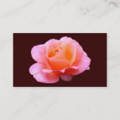 Carte De Visite Rose rose - Chocolat foncé (Dos)