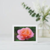 Carte De Visite Rose rose, Mini photo (Debout devant)