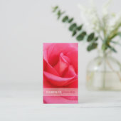 Carte De Visite Rose rose rose (Debout devant)