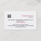 Carte De Visite Rose rose rose (Dos)