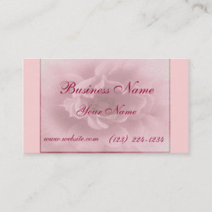 Carte De Visite Rose rose rose ancienne