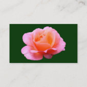 Carte De Visite Rose rose - Vert foncé (Dos)