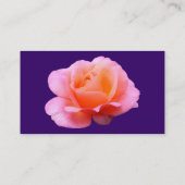 Carte De Visite Rose rose - violet profond (Dos)