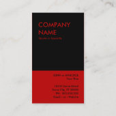 Carte De Visite rose rouge (Dos)