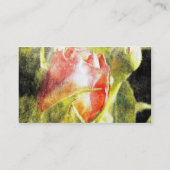 Carte De Visite Rose rouge (Dos)