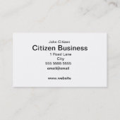 Carte De Visite Rose rouge étonnante (Dos)