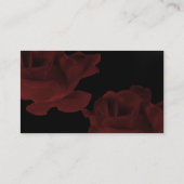 Carte de visite rose rouge foncé (Dos)
