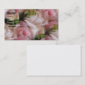 Carte de visite rose Soft Pink n Cream (Devant / Derrière)