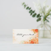 Carte De Visite Rose themed sationary or self promotion (Debout devant)