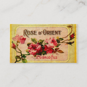 Carte de visite Rose vintage