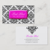 Carte De Visite Rose voyant de damassé rose du souffle 311 (Devant / Derrière)