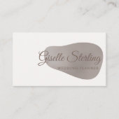Carte De Visite Rose wedding planner Gold Foil Blush Abstrait (Devant)