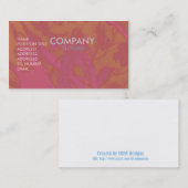 Carte De Visite rosebird (Devant / Derrière)