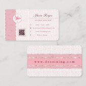 Carte de visite Rosegold esthétique (Devant / Derrière)