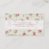 Carte De Visite Roses (Dos)