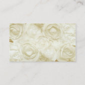 Carte De Visite Roses blanches (Dos)