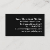 Carte De Visite Roses d'aquarelle florale féminine (Dos)