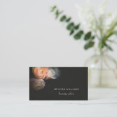 Carte De Visite Roses Dark Romantic (Debout devant)