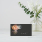 Carte De Visite Roses Dark Romantic (Debout devant)