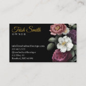 Carte De Visite Roses de floraison (Dos)