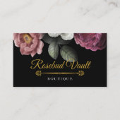 Carte De Visite Roses de floraison (Devant)