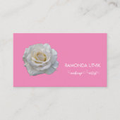 Carte De Visite Roses de maquillage (Devant)