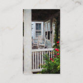 Carte De Visite Roses et rocking-chairs (Dos)